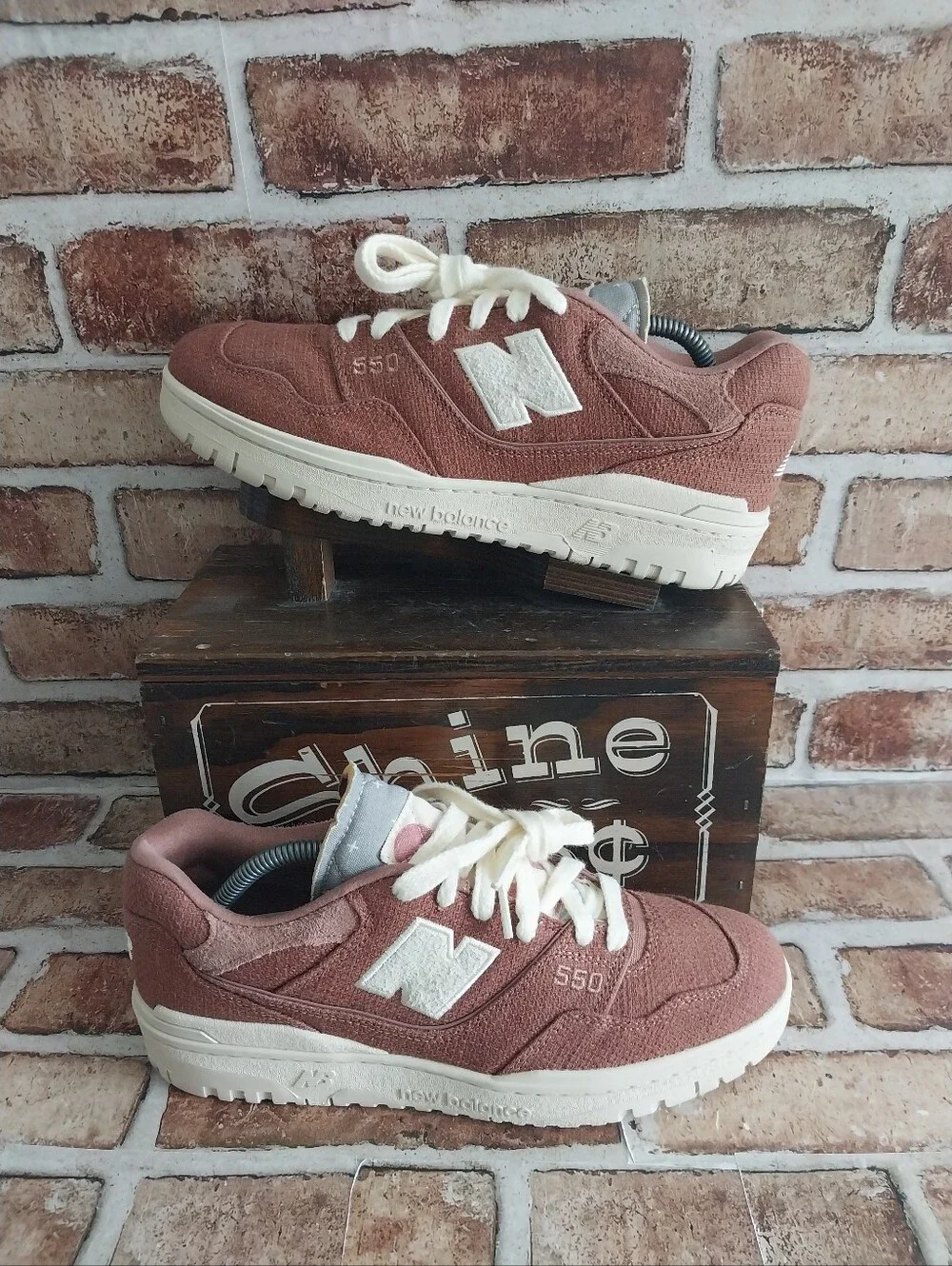 Pre-owned 2024 New Balance 550 Sashiko Pack